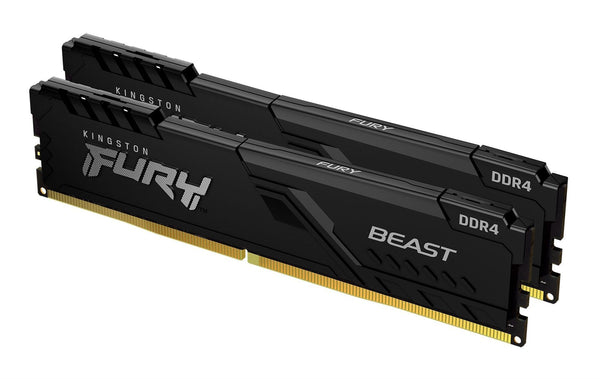 Kingston FURY Beast | 32GB DDR4 RAM kit | 3600MT/s CL18 | Black