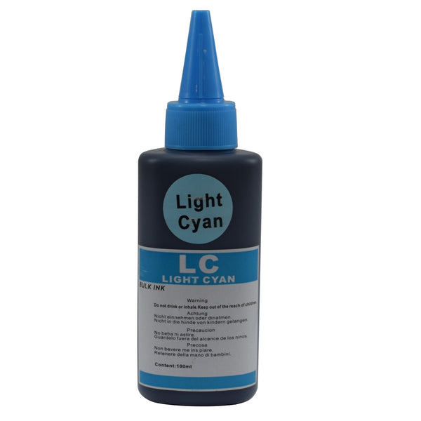 InkLab Bottle-LightCyan | Universal refill ink | 100 ml | Light cyan