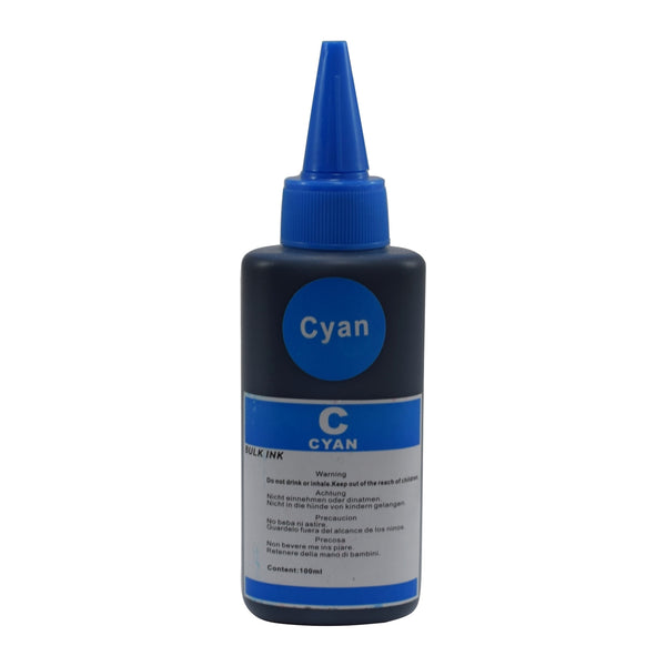 InkLab Bottle-Cyan | Printer refill ink | Cyan 100 ml | 1 bottle