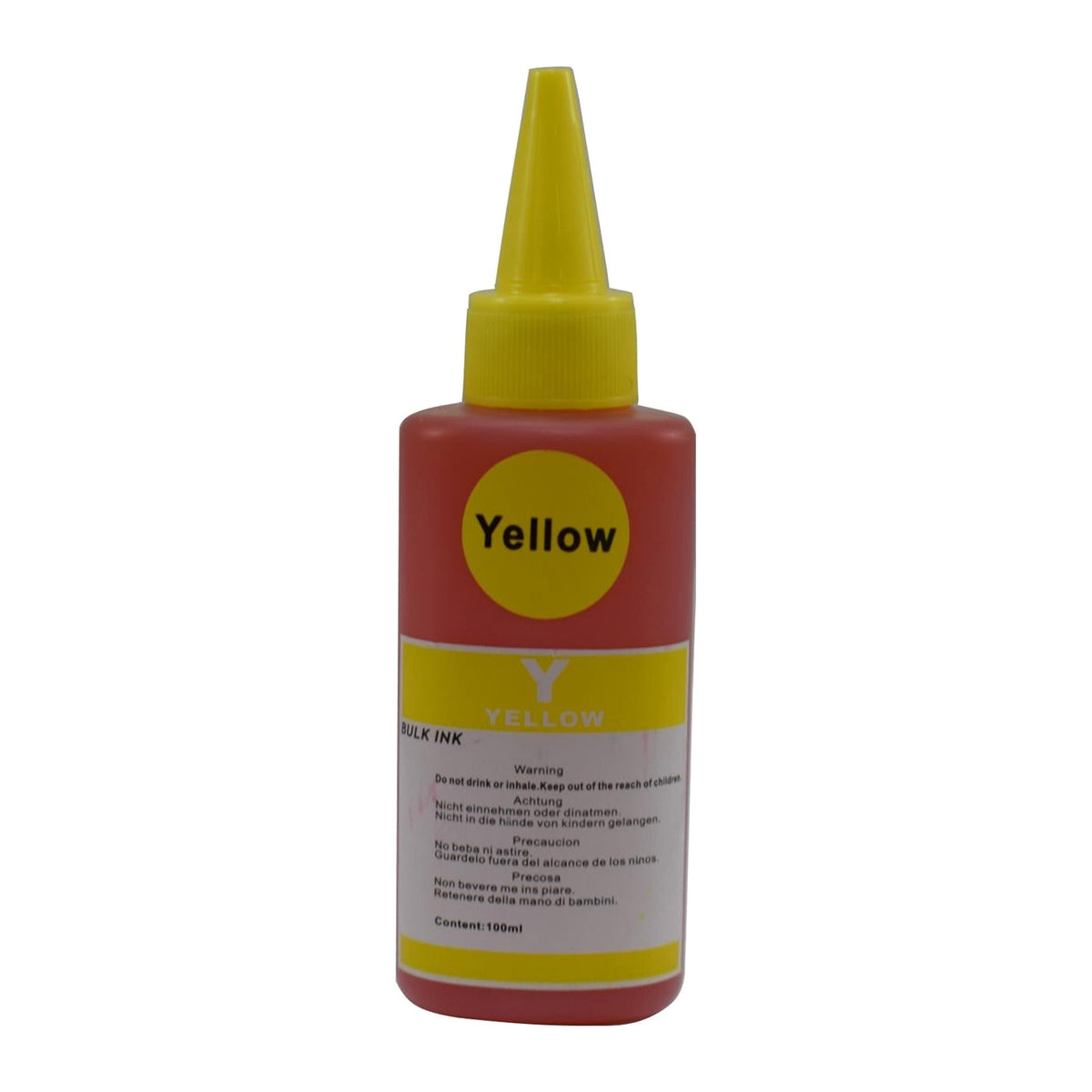 InkLab Universal | Refill ink | Brother/Canon/Epson | Yellow 100ml