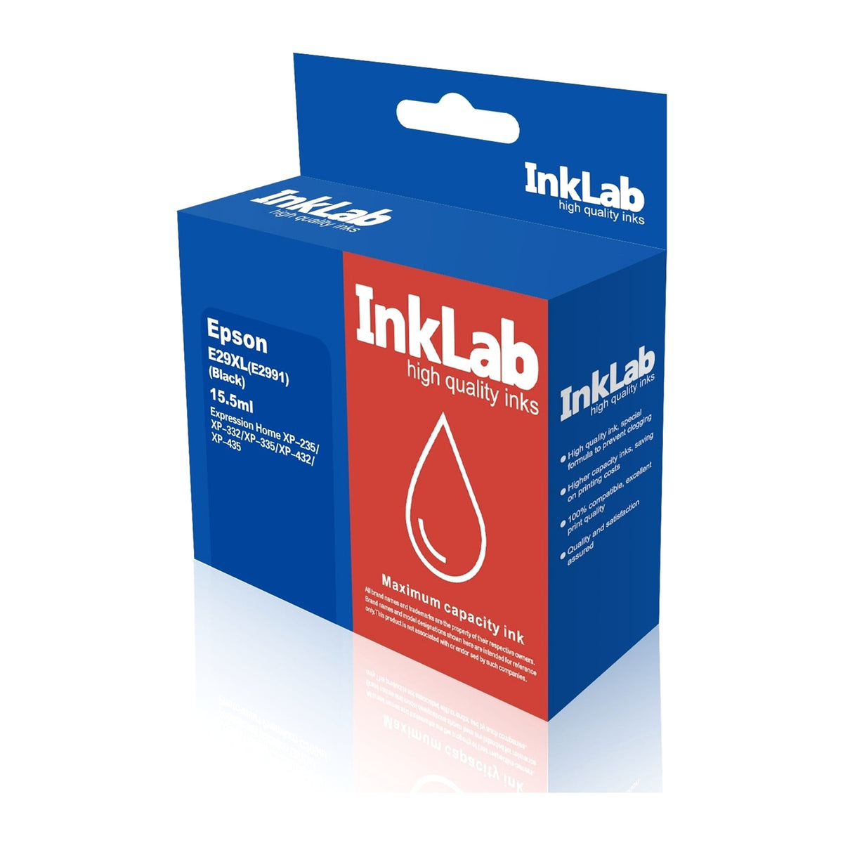 InkLab 29XL | Epson-compatible ink cartridge | Black