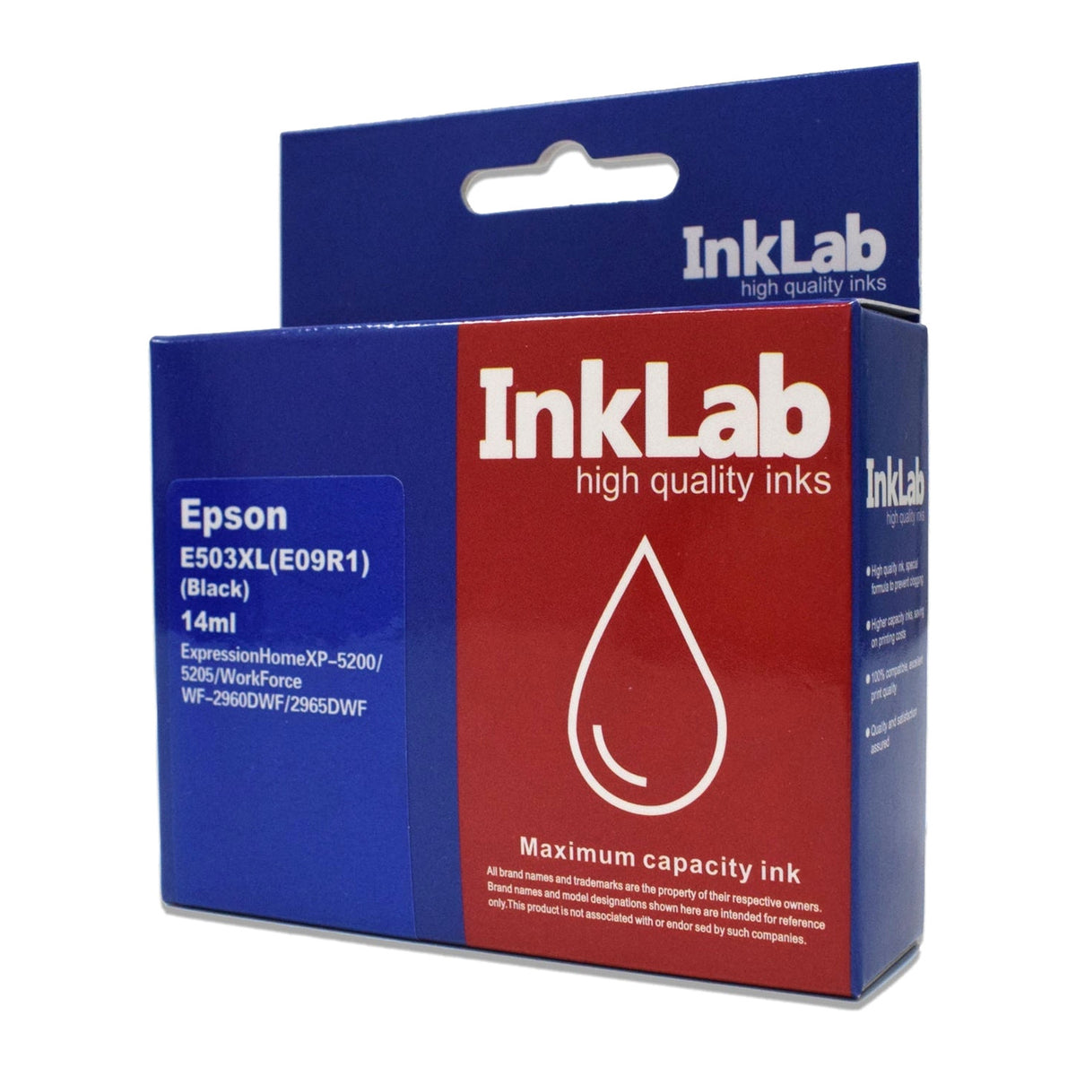 InkLab 503XL | Epson-compatible ink cartridge | Black