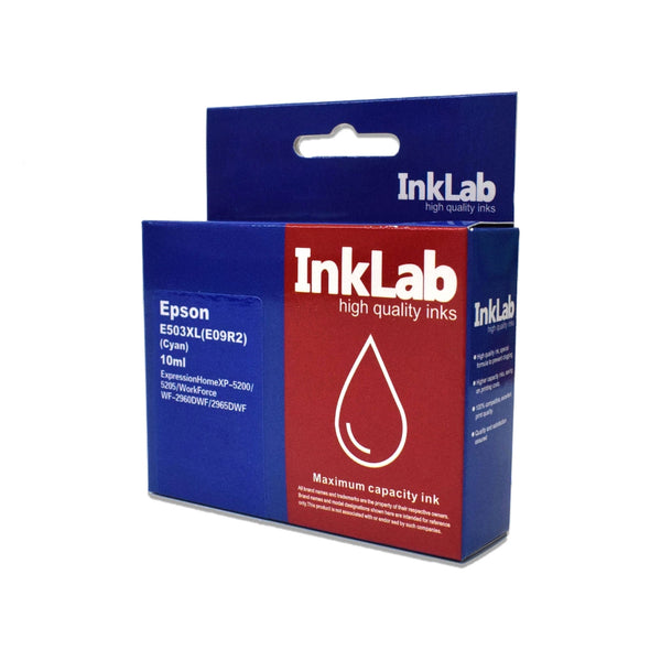 InkLab 503XL | Epson-compatible ink cartridge | Cyan