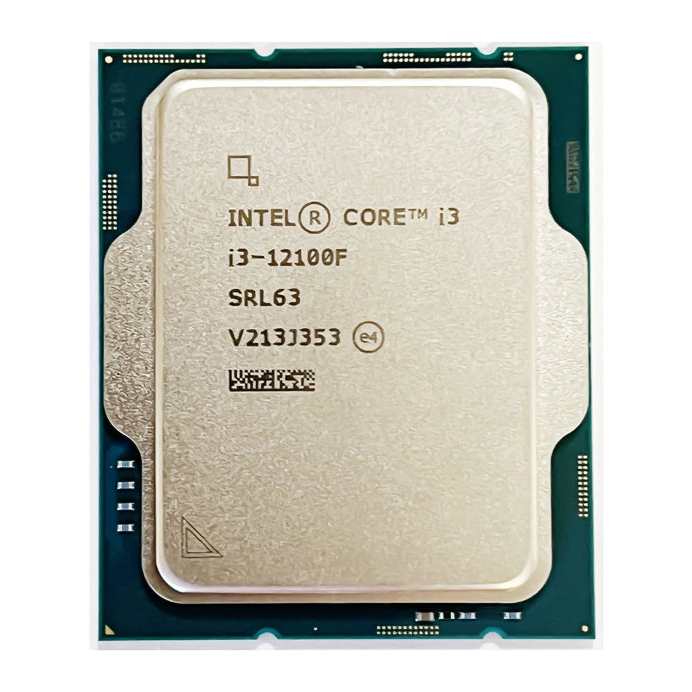 Intel Core i3-12100F | Desktop CPU | 4 cores up to 4.3GHz | LGA 1700 | Tray