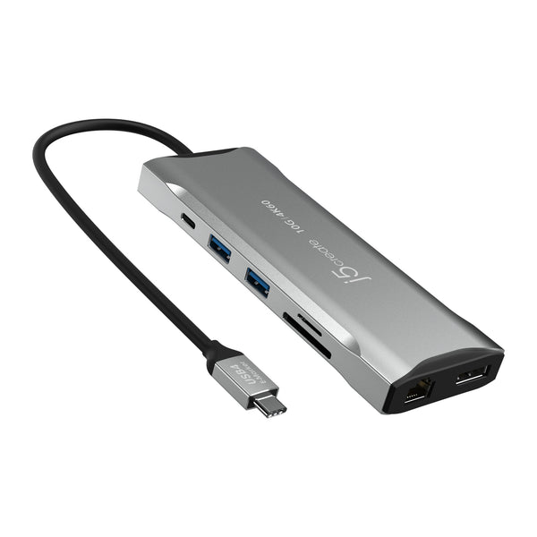 j5create JCD397-N | USB-C triple-monitor mini dock | 4K60 | 10Gbps | 100W PD