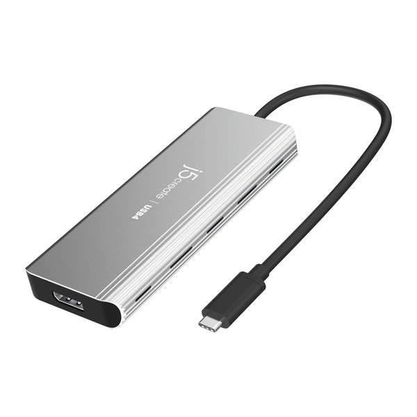 j5create JCD401-N | USB4 Dual 4K Multi-Port Hub | HDMI, DP, USB-C | 85W PD