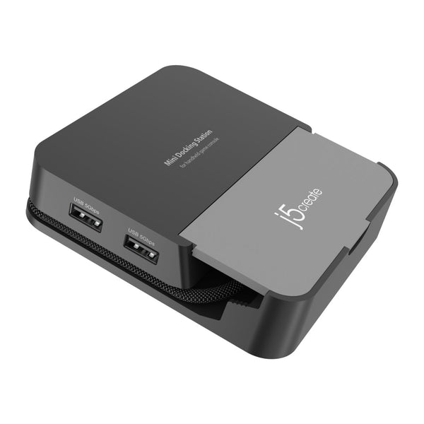 j5create Omni Side Dock | Switch 2 and Steam Deck dock | HDMI 4K60 | 100W PD