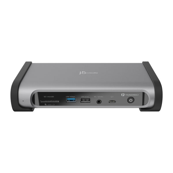 j5create JTD568-FN | Thunderbolt 4 quad display dock | 98W PD | 2.5GbE | UK plug