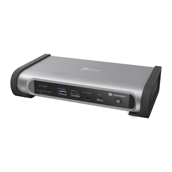 j5create JTD568-FN | Thunderbolt 4 quad display dock | 98W PD | 2.5GbE | UK plug