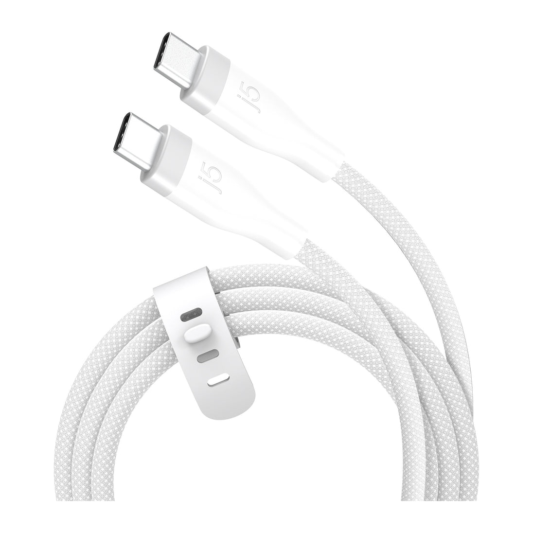 j5create JUCX18L18W-N | USB-C charging cable | 60W braided | 1.8m | White