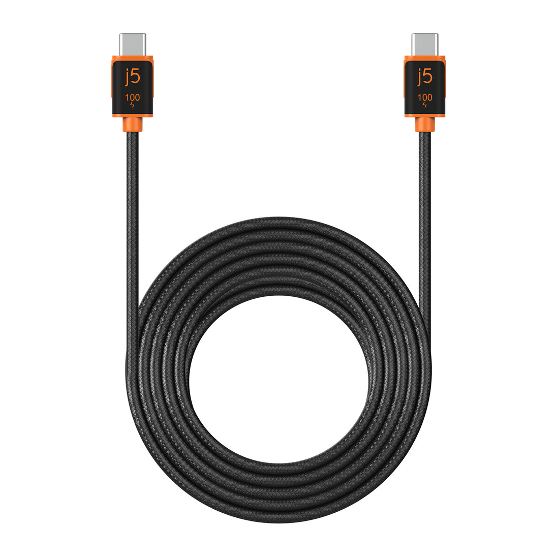 j5create JUCX25L30-N | USB-C to USB-C cable | 100W charge and sync | 3m