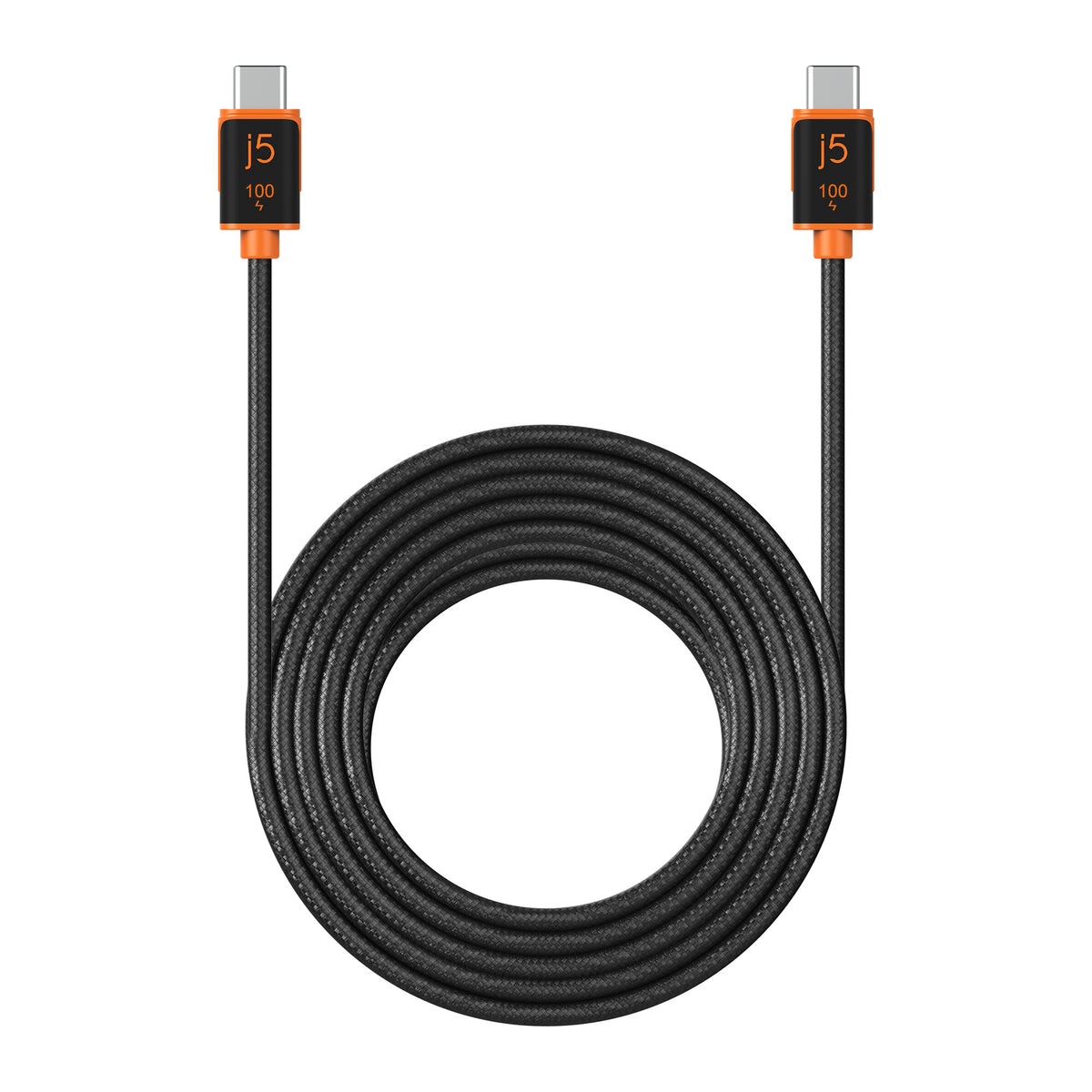 j5create JUCX25L30-N | USB-C to USB-C cable | 100W charge and sync | 3m