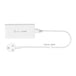 j5create JUP37185W-FN | 185W GaN USB-C charger | 140W PD 3.1 port | UK | White