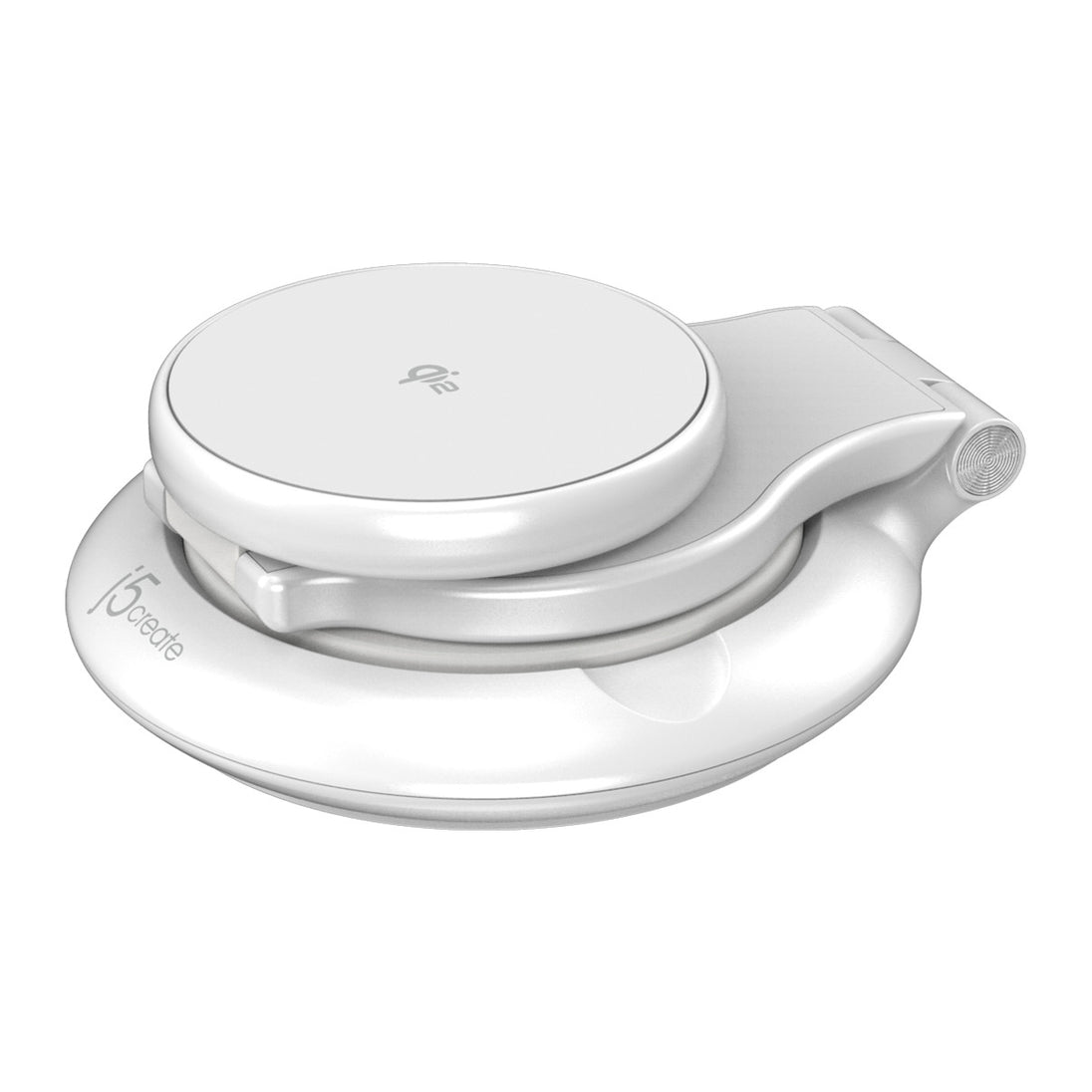 j5create JUPW3415N | Qi2 3-in-1 wireless charging station | Foldable | White