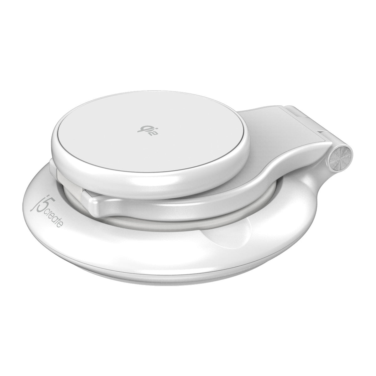 j5create JUPW3415N | Qi2 3-in-1 wireless charging station | Foldable | White