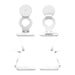 j5create JUPW3415N | Qi2 3-in-1 wireless charging station | Foldable | White