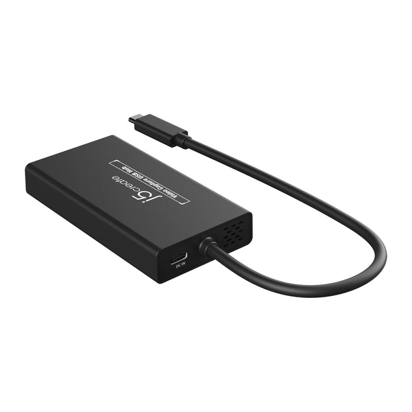 j5create JVA01-N | Video capture USB-C hub | 1080p capture | 4K HDMI | 60W PD