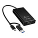j5create JVA11-N | 4K HDMI capture adapter | USB-C 3.2 | 4K30, 1080p120 | Black