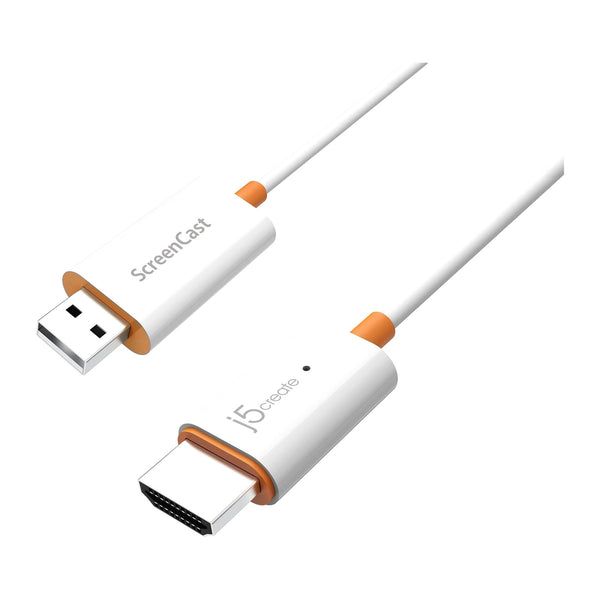 j5create JVAW56-N ScreenCast | Wireless HDMI display adapter | 1080p | White