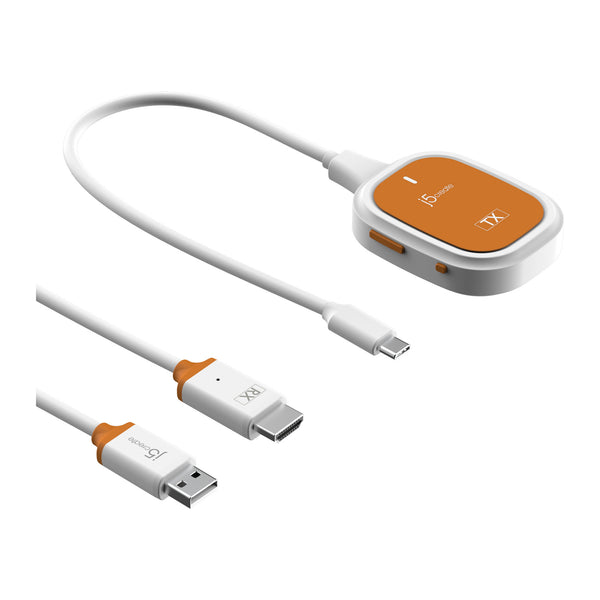 j5create JVAW61-N ScreenCast FHD | Wireless USB-C to HDMI Extender | 1080p 60Hz