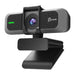 j5create JVU430-N | 4K Ultra HD USB webcam | 94° wide angle | Black and silver
