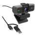 j5create JVU430-N | 4K Ultra HD USB webcam | 94° wide angle | Black and silver