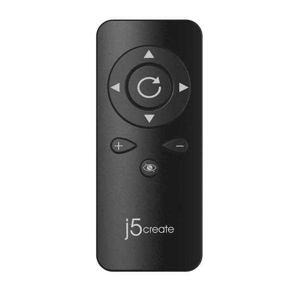 J5create JVCU435-N | 4K USB webcam | 5x digital zoom | Black and silver