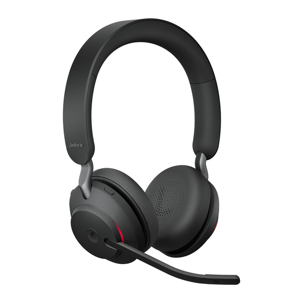 Jabra Evolve2 65 MS Stereo | Bluetooth Office Headset | Link 390a USB-A | Black
