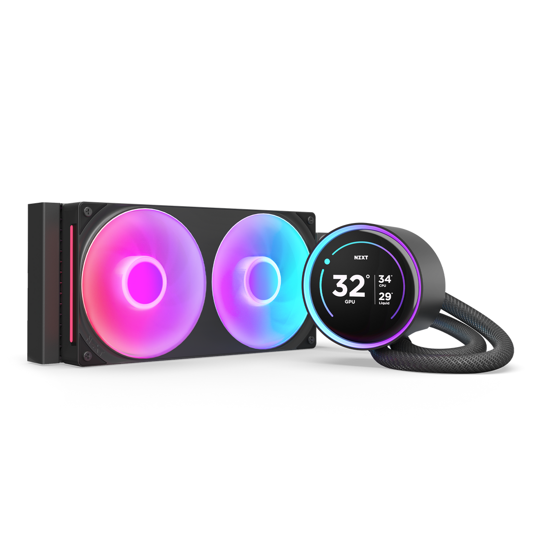 NZXT Kraken Elite 240 RGB | Liquid CPU cooler | 2.72-inch IPS LCD | 240 mm