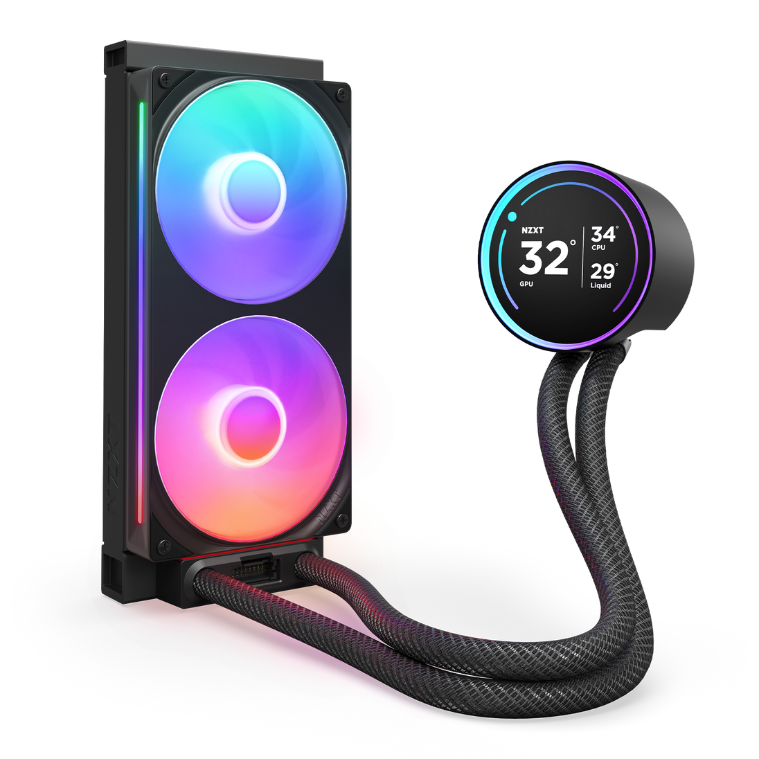 NZXT Kraken Elite 240 RGB | Liquid CPU cooler | 2.72-inch IPS LCD | 240 mm