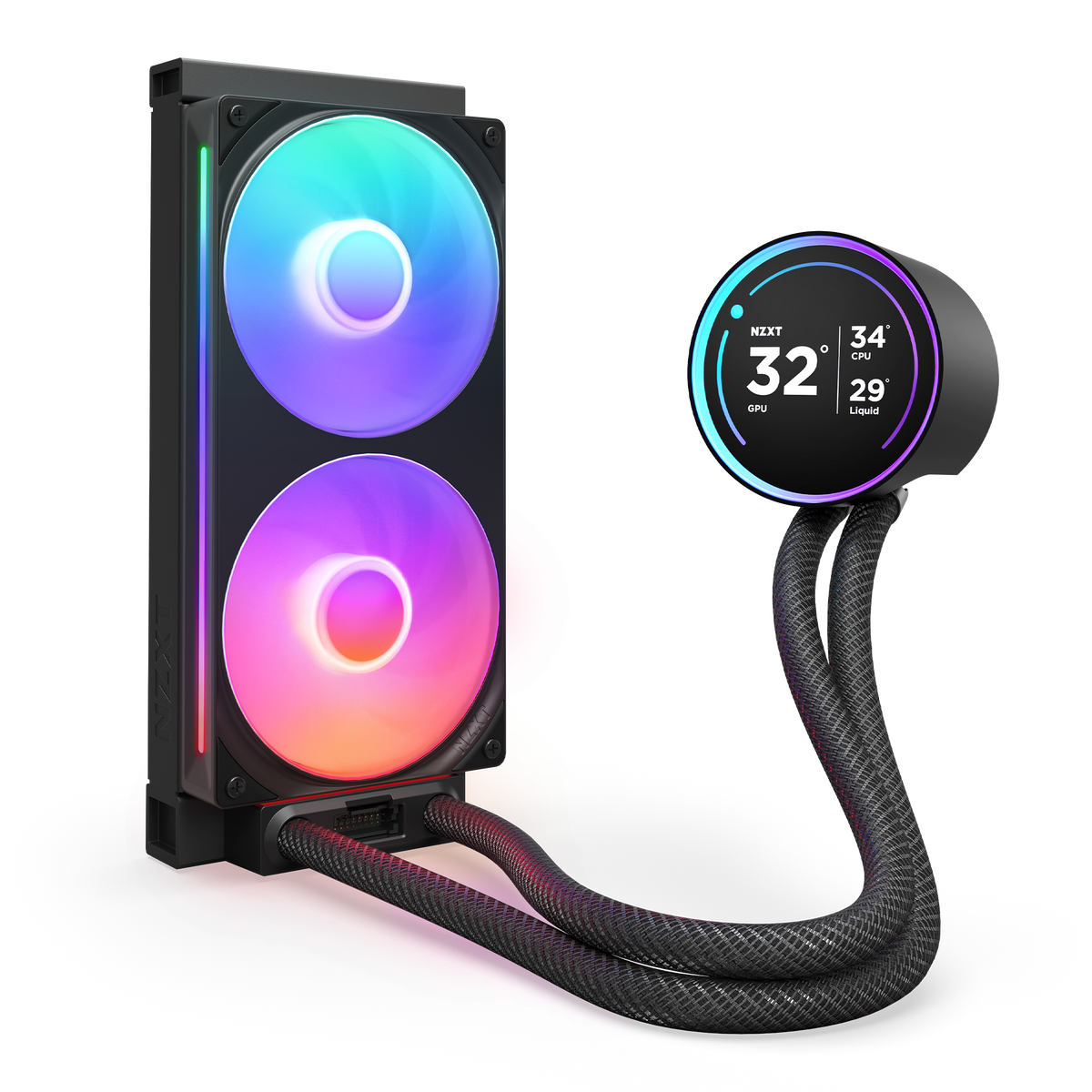 NZXT Kraken Elite 240 RGB | Liquid CPU cooler | 2.72-inch IPS LCD | 240 mm