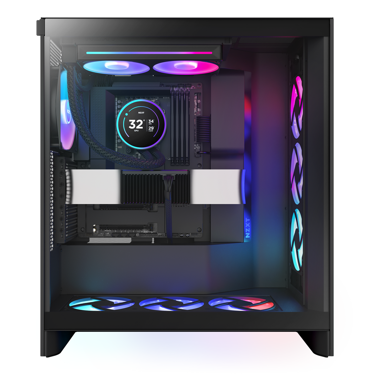 NZXT Kraken Elite 240 RGB | Liquid CPU cooler | 2.72-inch IPS LCD | 240 mm