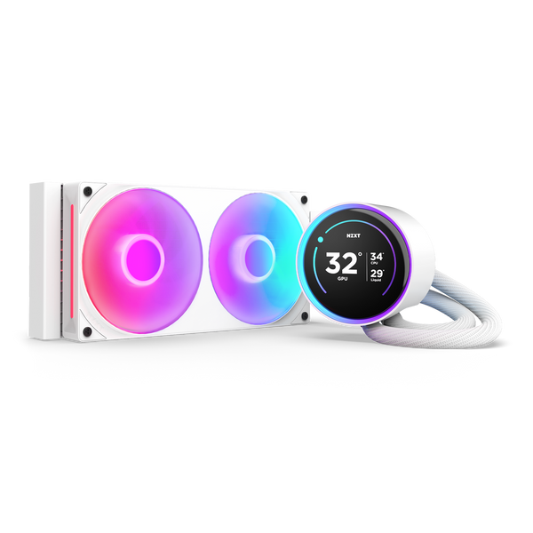 NZXT Kraken Elite 240 RGB | Liquid CPU cooler | 240 mm radiator with IPS LCD