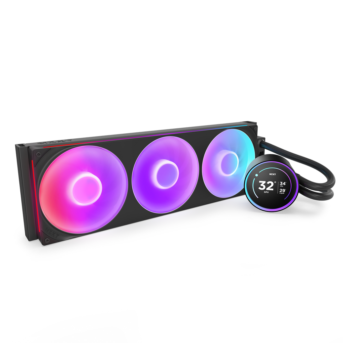 NZXT Kraken Elite 420 RGB | Liquid CPU cooler | 420 mm radiator | Black