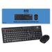 Evo Labs WM-757UK | Wireless keyboard and mouse set | UK QWERTY | Black