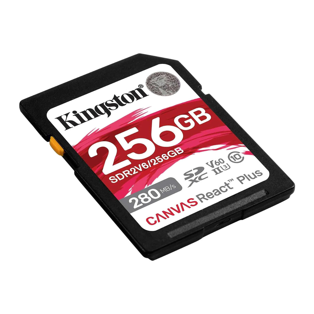 Kingston Canvas React Plus V60 | SDXC memory card | UHS-II U3 V60 | 256GB