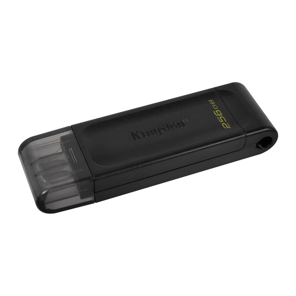 Kingston DataTraveler 70 | USB-C flash drive | USB 3.2 Gen 1 | 256GB | Black