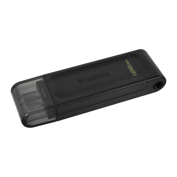 Kingston DataTraveler 70 | USB-C flash drive | USB 3.2 Gen 1 | 128GB Black