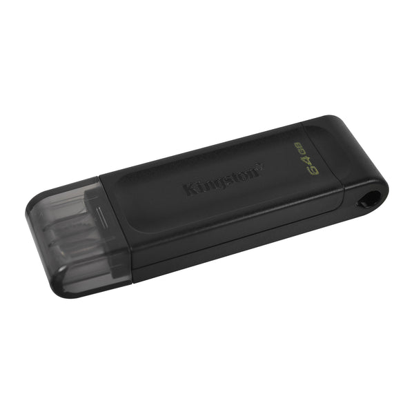 Kingston DataTraveler 70 | USB-C flash drive | USB 3.2 Gen 1 | 64GB Black