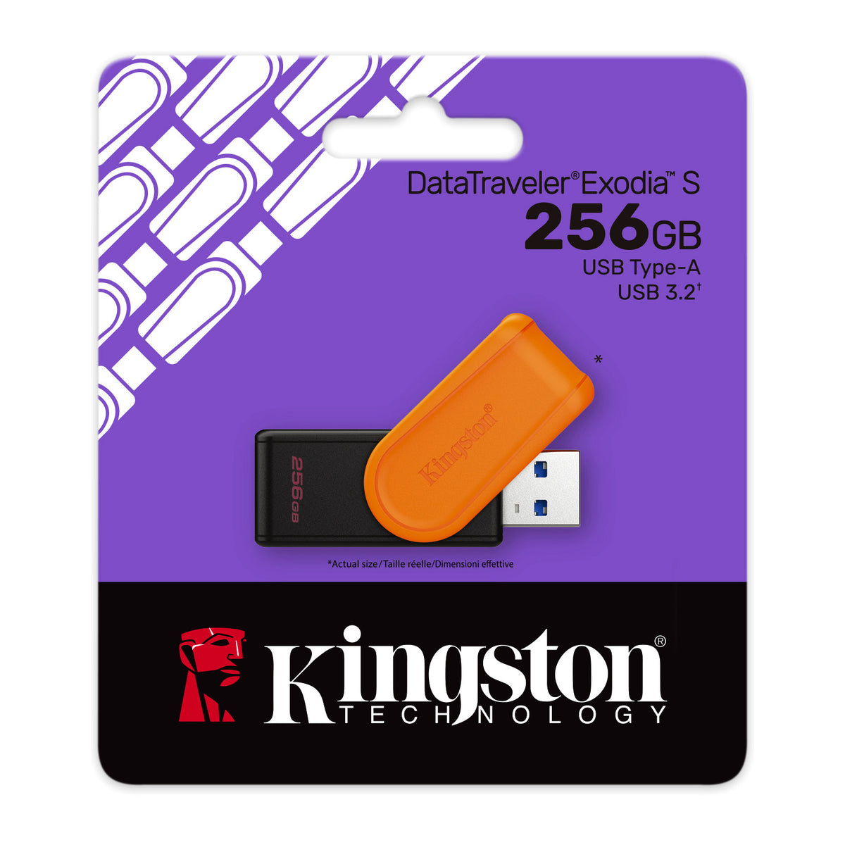 Kingston DataTraveler Exodia S | USB flash drive | USB 3.2 | 256GB
