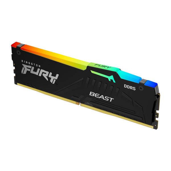 Kingston FURY Beast RGB | DDR5 RAM | 32GB 5600MT/s CL36 | Black