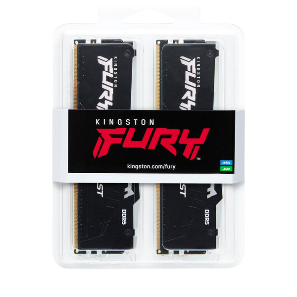 Kingston FURY Beast RGB | DDR5 RAM kit | 16GB 5600MT/s CL40 | 2 x 8GB black