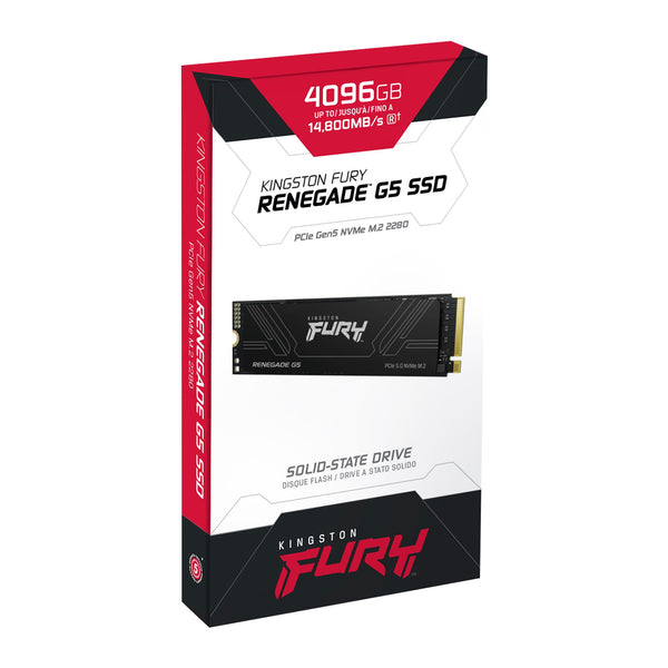Kingston FURY Renegade G5 | M.2 NVMe SSD | PCIe 5.0 | 4TB