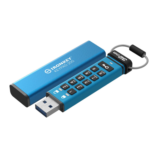 Kingston IronKey Keypad 200 | 32GB encrypted USB drive | FIPS 140-3 Level 3
