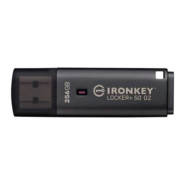 Kingston IronKey Locker+ 50 G2 | Encrypted USB flash drive | 256GB USB-A