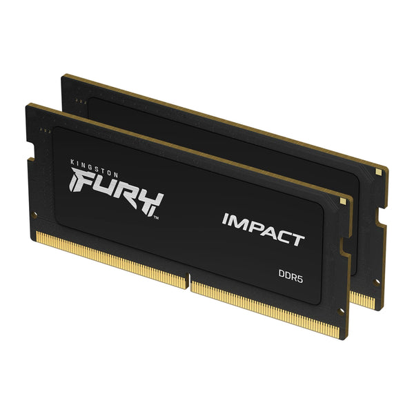 Kingston FURY Impact | DDR5 SODIMM kit | 16GB 4800MT/s CL38 | 2 x 8GB