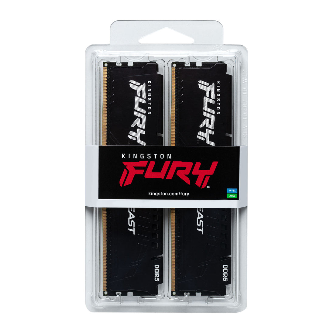Kingston FURY Beast | DDR5 RAM kit | 32GB 6000MT/s CL30 | Black