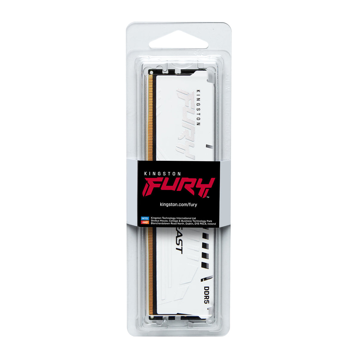 Kingston FURY Beast | DDR5 RAM | 6000MT/s CL36 | 16GB White