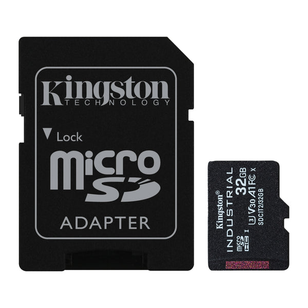 Kingston Industrial | microSDHC card | 32GB, Class 10 A1 | SD adapter