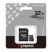 Kingston Industrial | microSDHC card | 32GB, Class 10 A1 | SD adapter